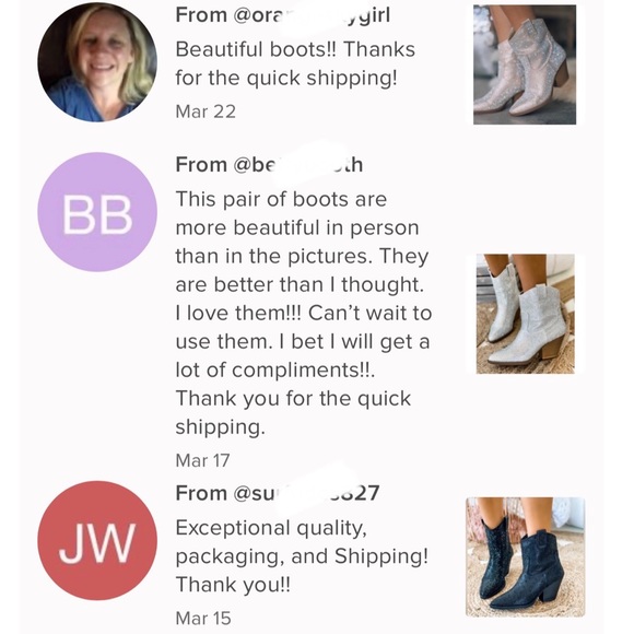 NEW Champagne Western Style Bedazzled Cowboy Ankle Boots - Picture 11 of 16